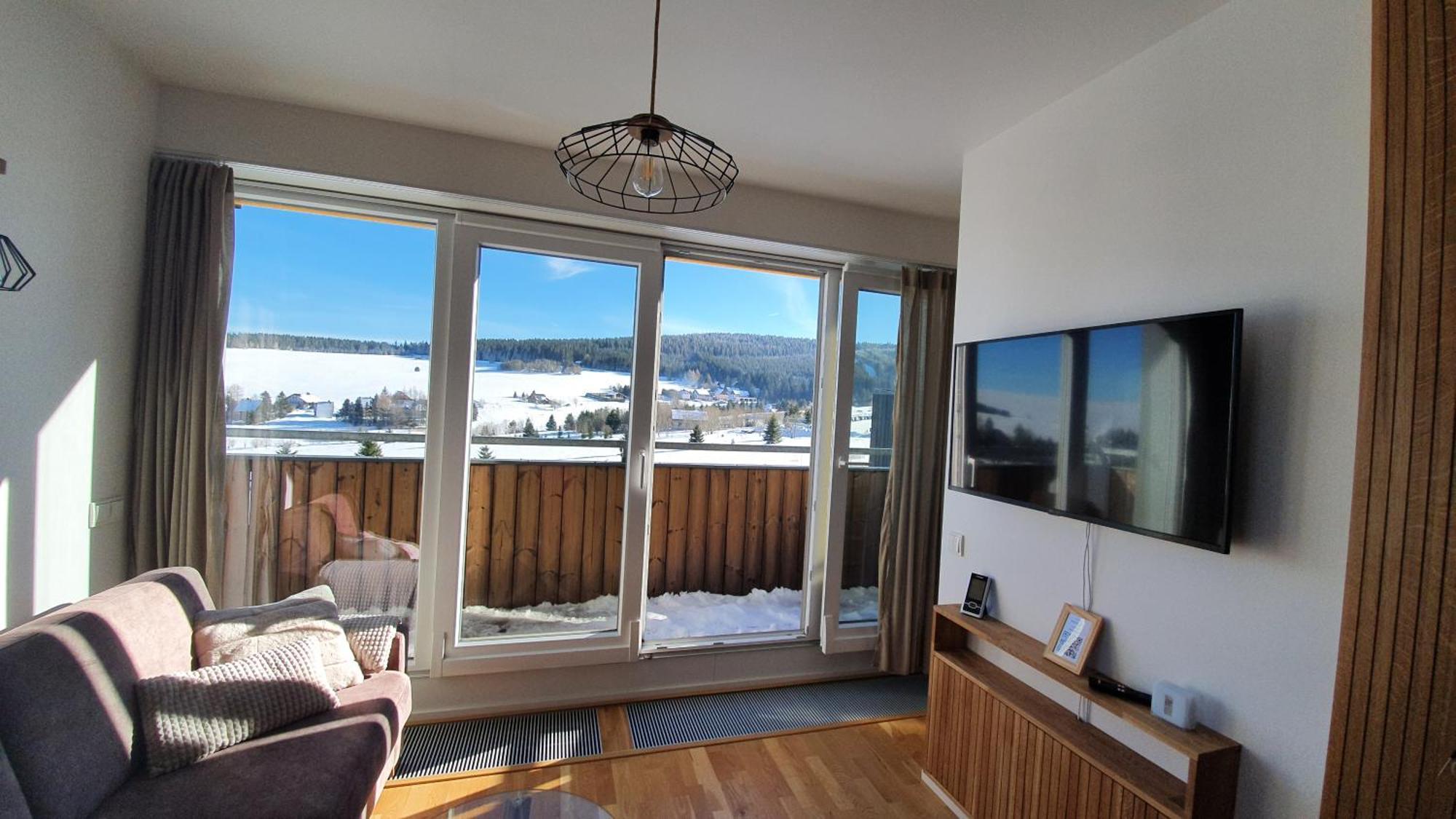 Mezonetovy Apartman Se Dvema Balkony A Vyhledem Loučná pod Klínovcem Dış mekan fotoğraf