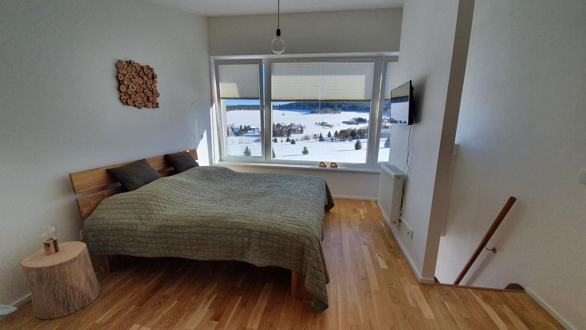 Mezonetovy Apartman Se Dvema Balkony A Vyhledem Loučná pod Klínovcem Dış mekan fotoğraf